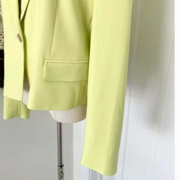 NWT J.Crew‎ Collection Cropped Blazer in Kiwi Green size 4 - Picture 7 of 10
